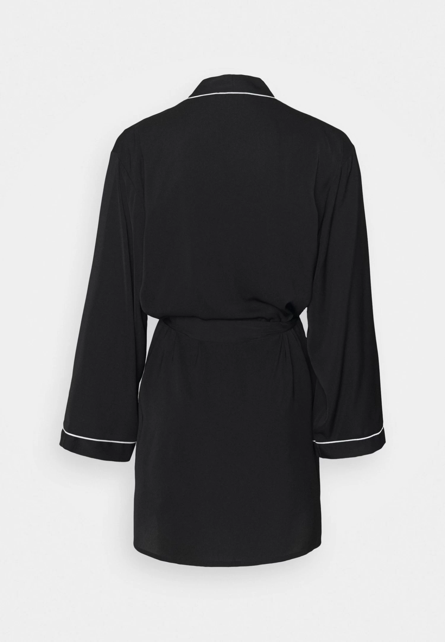 Anna Field Amanda Satin Dressing Gown - Badjas - Black 10 Anna Field Amanda Satin Dressing Gown - Badjas - Black - Afbeelding 8