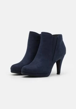 Anna Field Enkellaarsjes Met Hoge Hak - Dark Blue -Anna Field Winkel 6958e58029384df2844b70d9d031e723