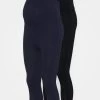 2 Pack Capri - Legging - Black/Dark Blue 1 2 Pack Capri - Legging - Black/Dark Blue -Anna Field Winkel 71d8a281db664737a00876f4a064132c