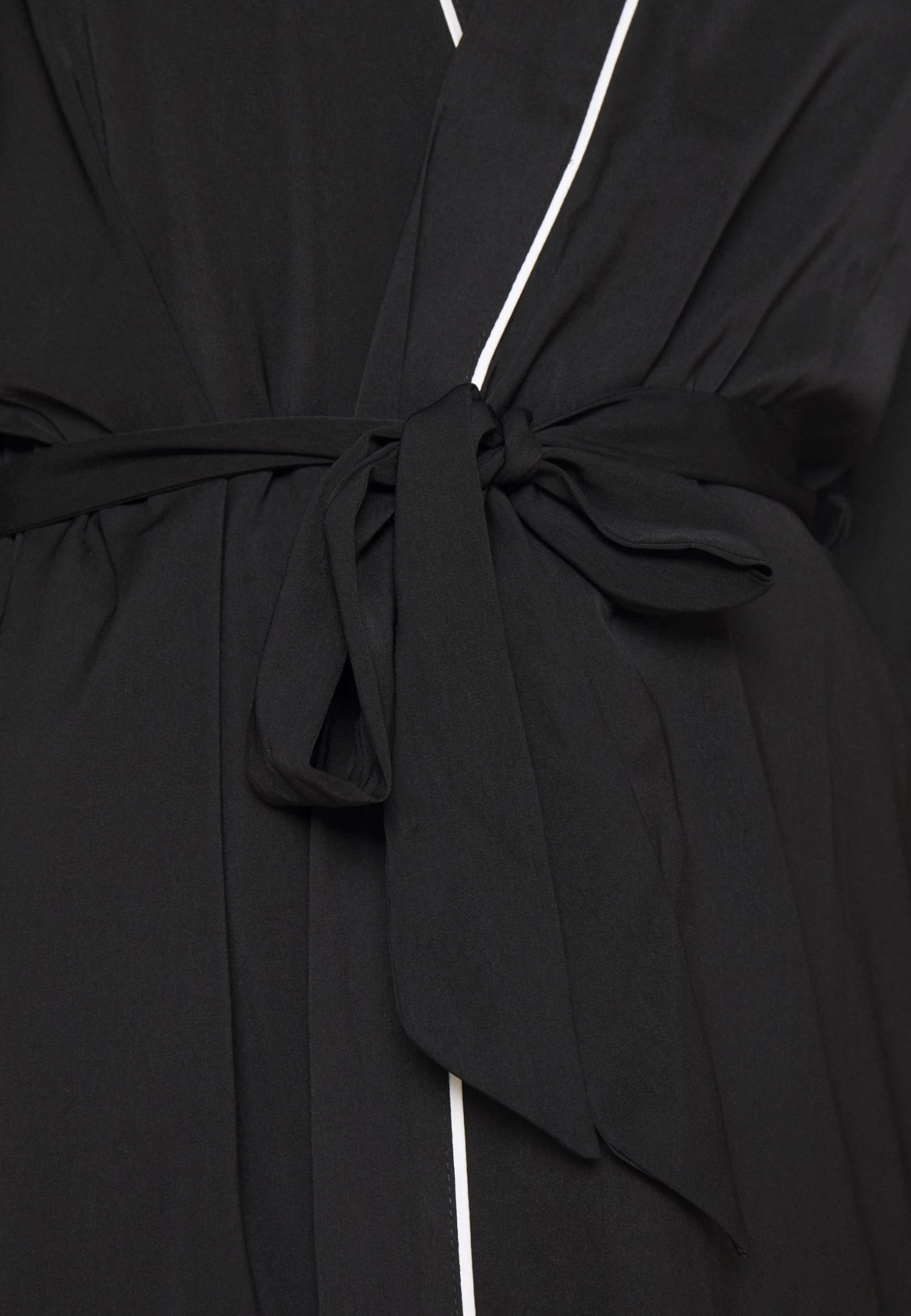 Anna Field Amanda Satin Dressing Gown - Badjas - Black 9 Anna Field Amanda Satin Dressing Gown - Badjas - Black - Afbeelding 7