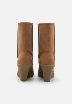 Anna Field Winter Boot - Enkellaarsjes Met Sleehak - Cognac -Anna Field Winkel 7996478d26b54973a4236206968037b1