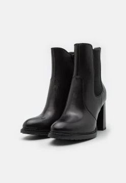 Leather- Enkellaarsjes Met Hoge Hak - Black 10 Leather- Enkellaarsjes Met Hoge Hak - Black -Anna Field Winkel 905be349a0424c6ebaa958778d635f40