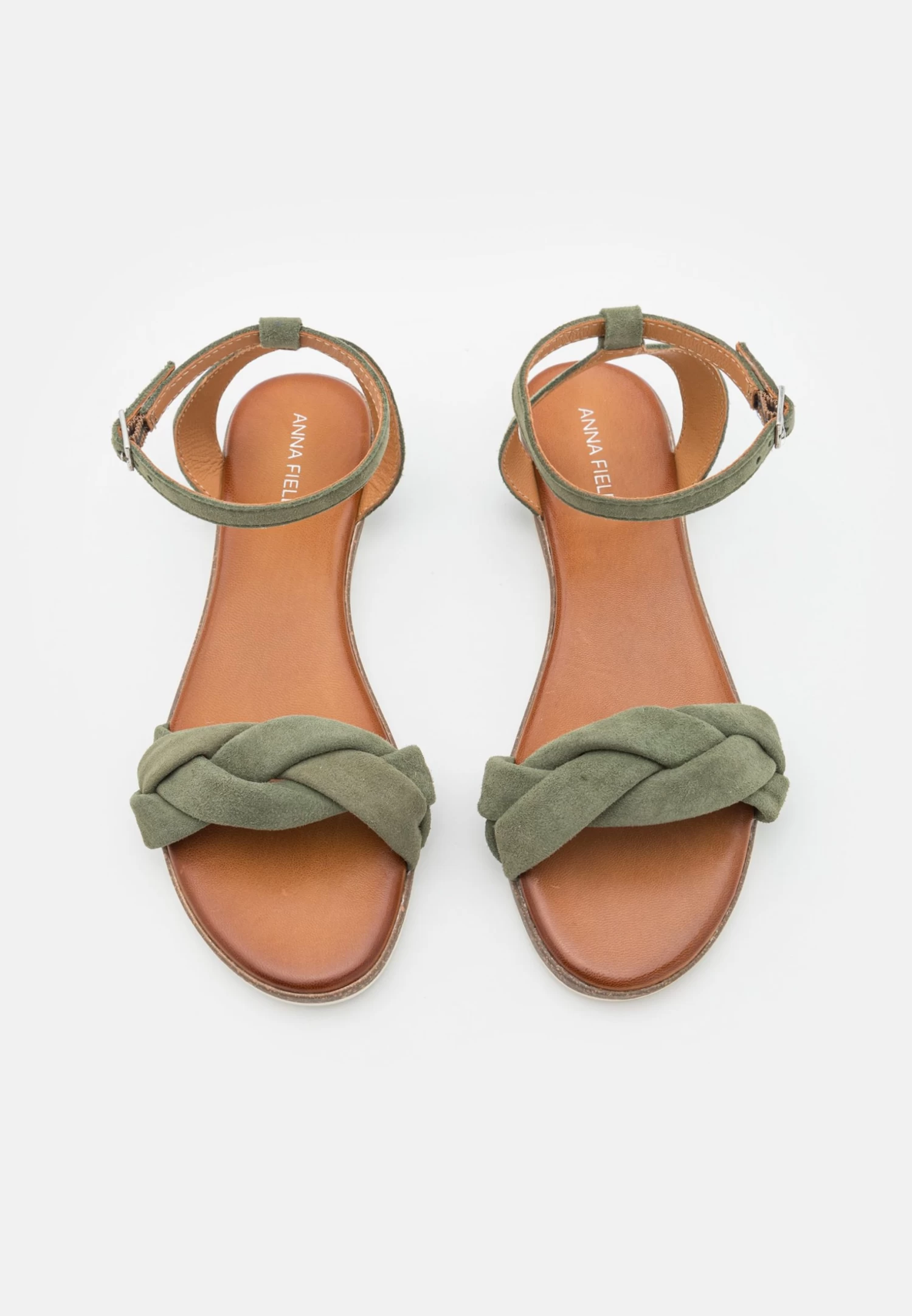 Anna Field Leather - Sandalen - Khaki 8 Anna Field Leather - Sandalen - Khaki - Afbeelding 6