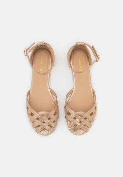 Leather- Peeptoe Ballerina'S - Gold -Anna Field Winkel bbe8c4f5d1de4031b9b262f90de18fd5