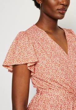 Anna Field Jurk - Brown/White -Anna Field Winkel bd5c221358784b13845a06ac72b3cf08