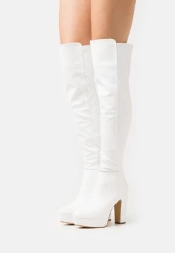 Anna Field Overknee Laarzen - White