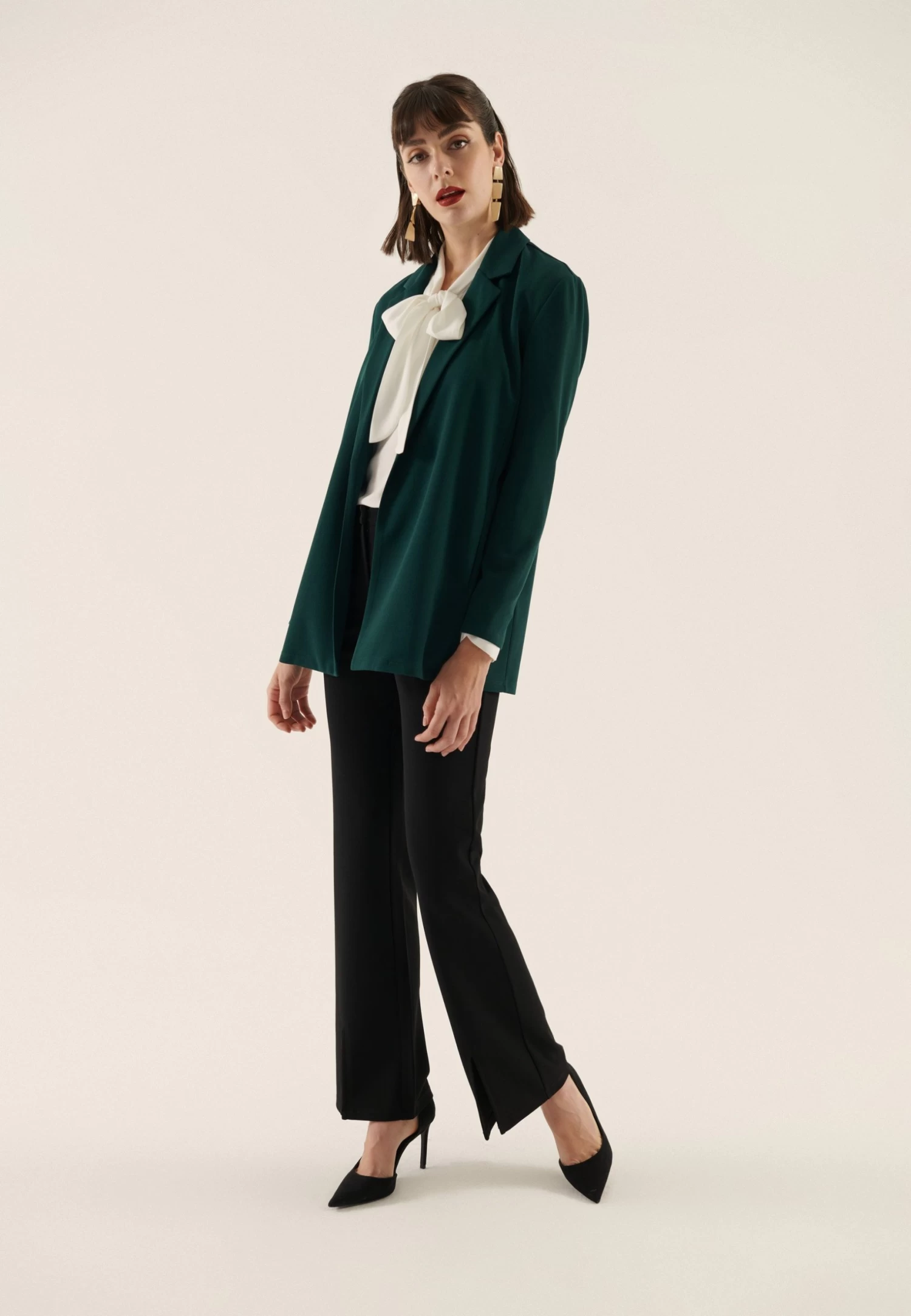 Anna Field Blazer - Dark Green 4 Anna Field Blazer - Dark Green - Afbeelding 2
