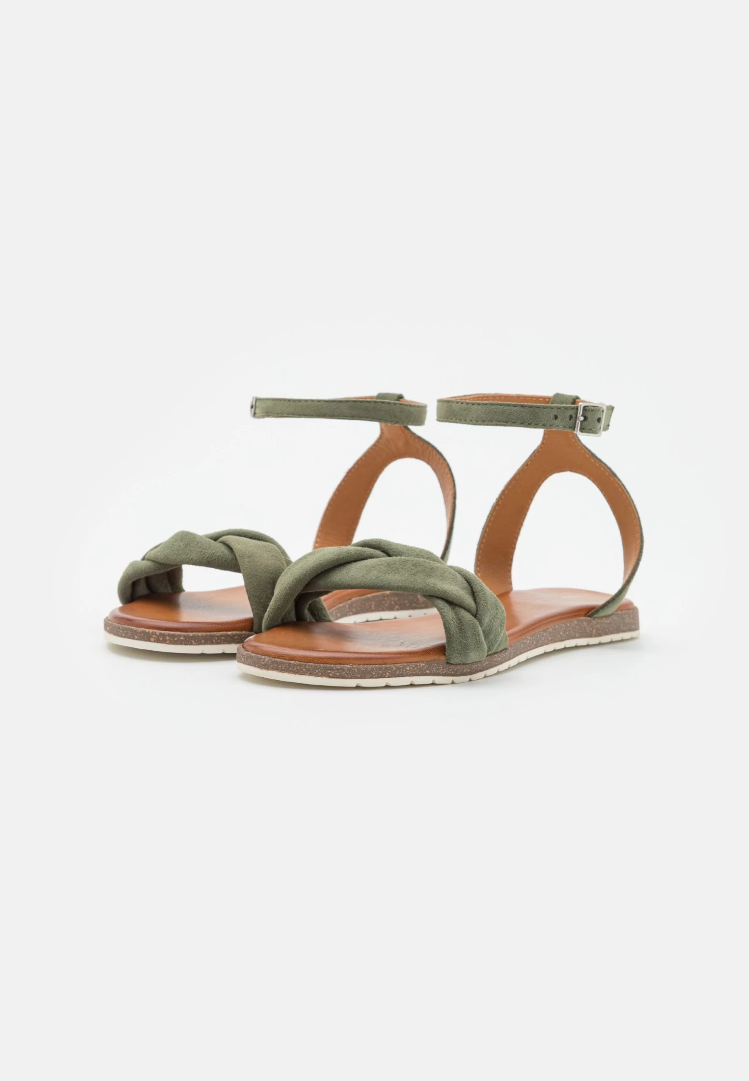Anna Field Leather - Sandalen - Khaki 5 Anna Field Leather - Sandalen - Khaki - Afbeelding 3