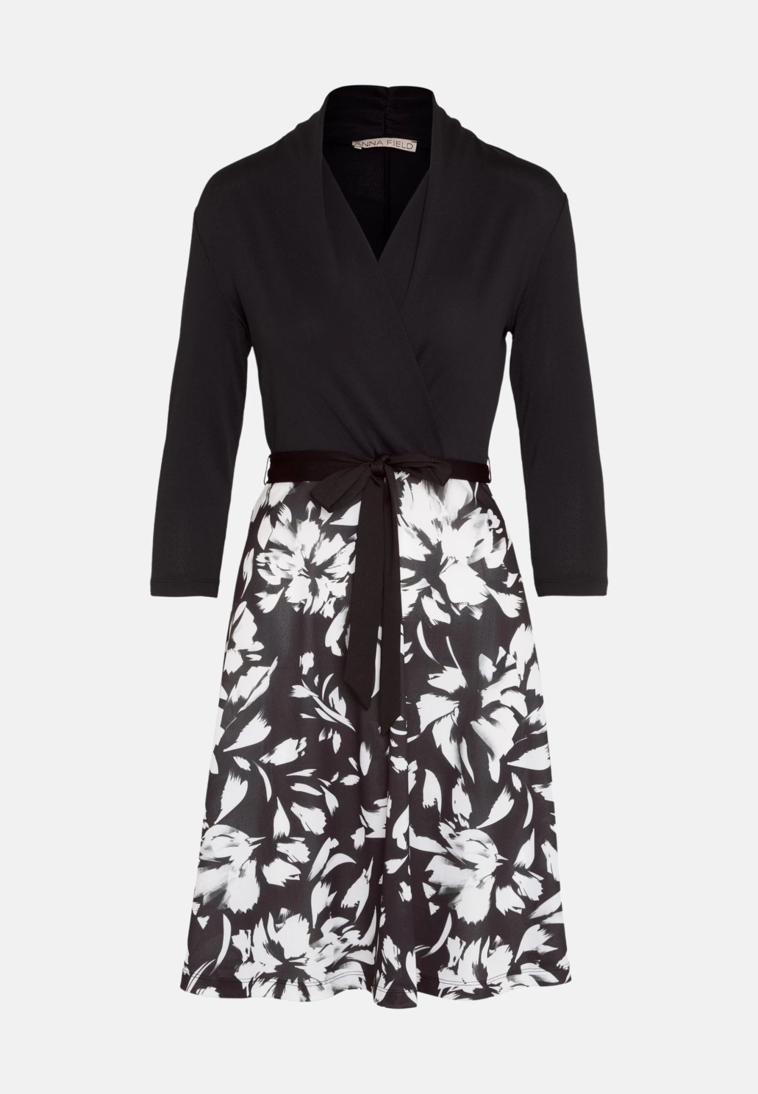 Anna Field Jerseyjurk - Black/White 7 Anna Field Jerseyjurk - Black/White - Afbeelding 5