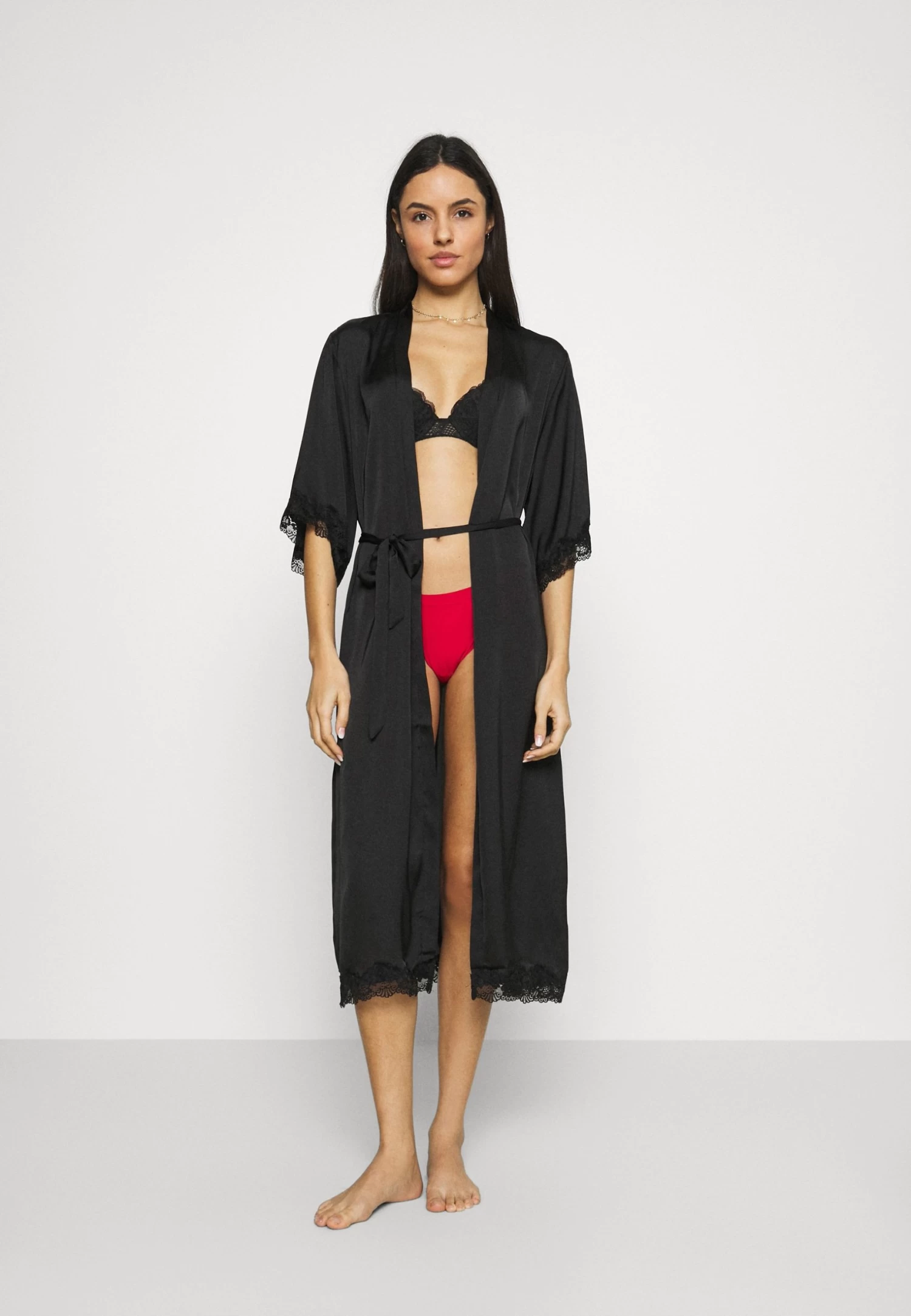 Anna Field Badjas - Black 5 Anna Field Badjas - Black - Afbeelding 3