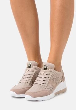 Anna Field Leather Mix - Sneakers Laag - Beige